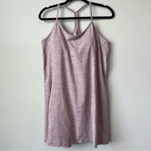 NWOT CK Performance Halter Athletic Dress | Sz. Large | Space Dye Purple/Mauve